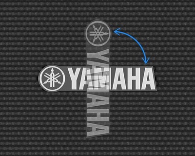 Yamaha VKE Series: Rotatable logo