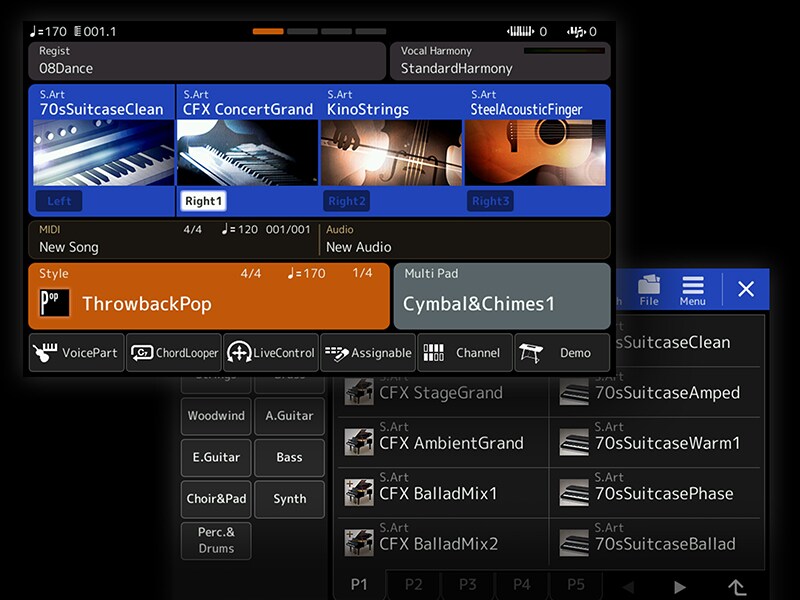 PSR-SX720 - Overview - Arranger Workstations - Products - Keyboard