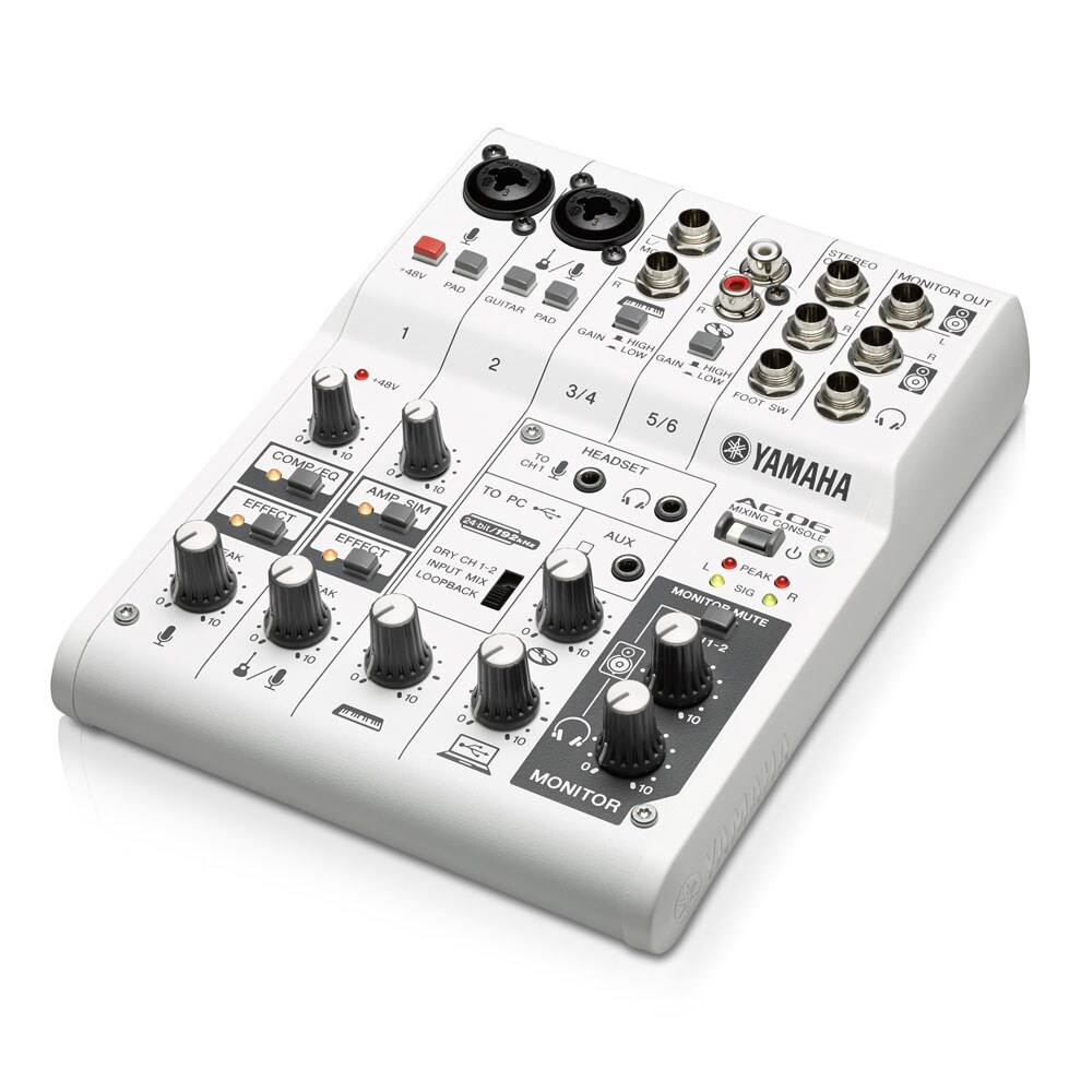 YAMAHA AG03 ミキシングコントロール AG06 / AG03 - Overview - Mixers - Products - Streaming & Gaming