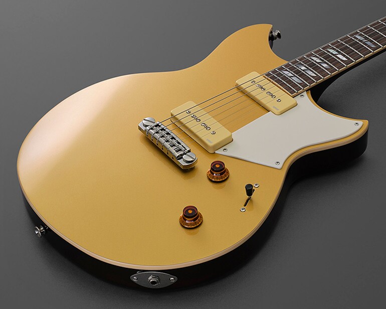 Body-focused image of the Signature Revstar RS02CB guitar