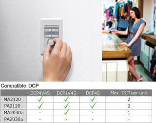 Remote Control from Optional DCP Series Digital Control Panel