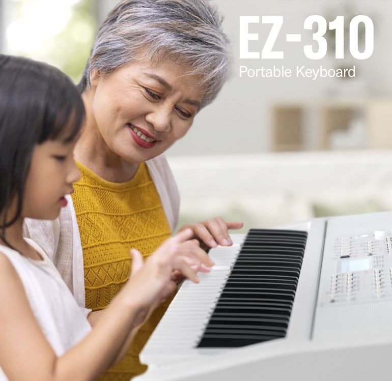 EZ-310 - Overview - Portable Keyboards - Keyboard