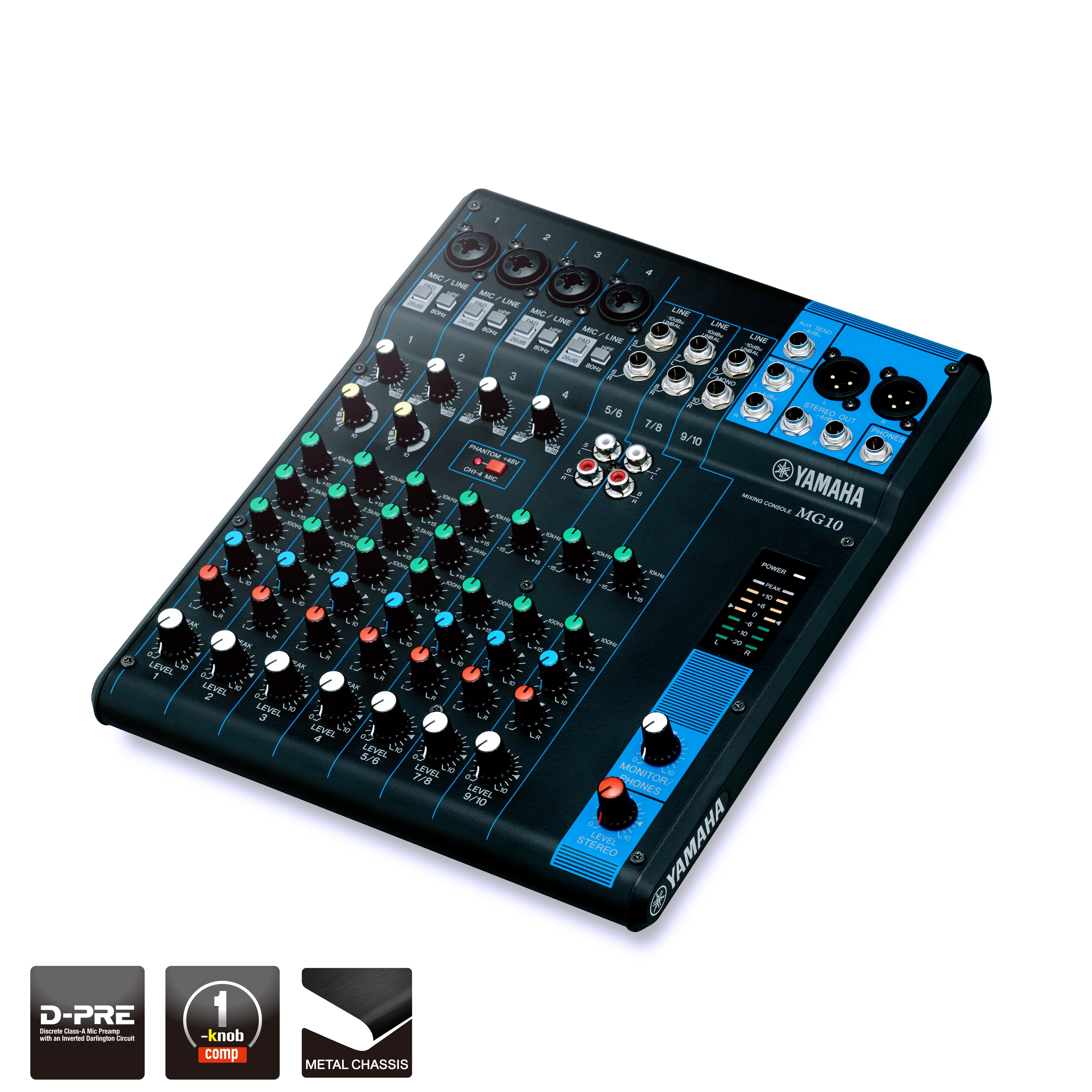 MG Series - Overview - Mixers - Products - Audio - Yamaha