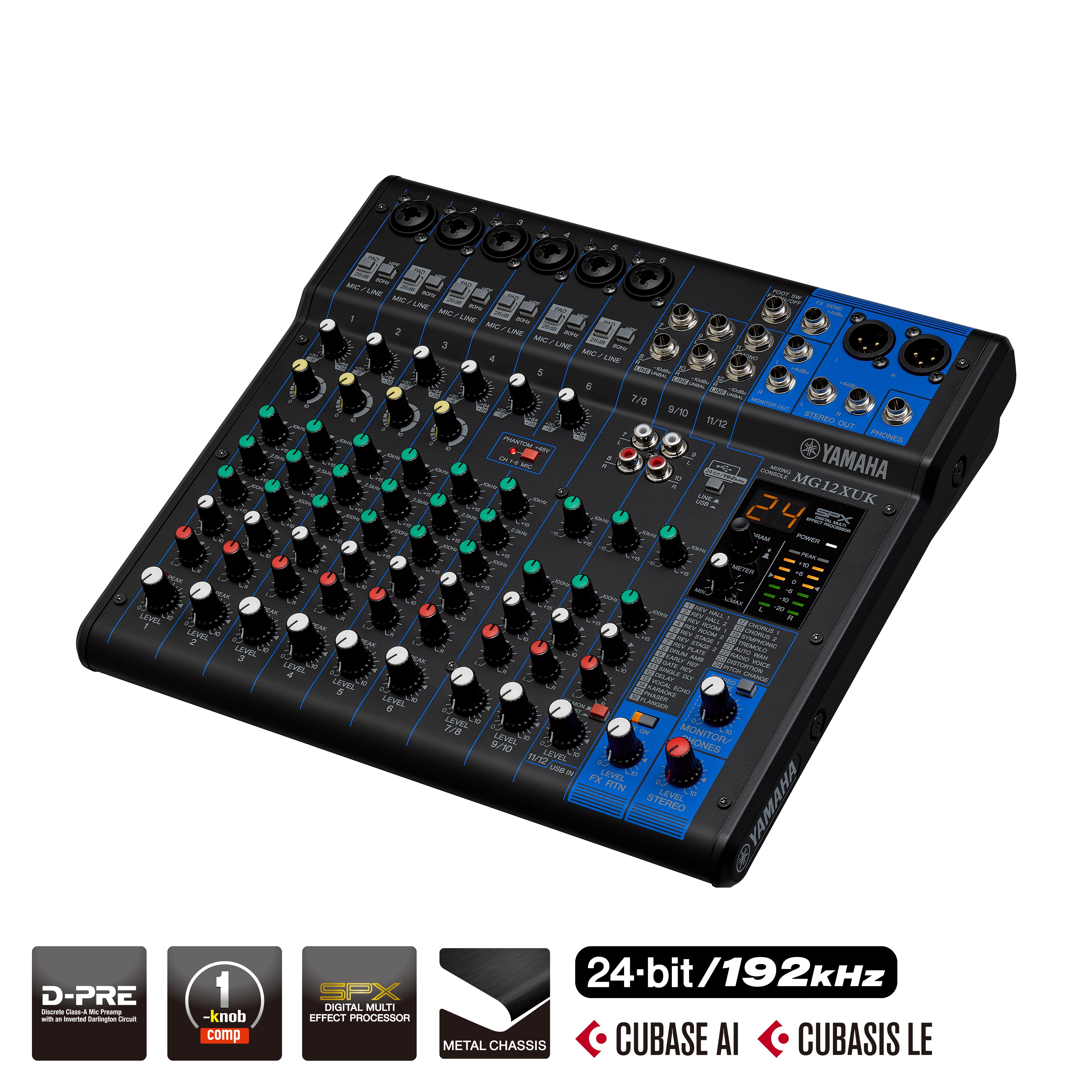 MG Series - Overview - Mixers - Products - Audio - Yamaha