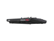 Side view of the MODX M6 showcasing its logo. The sleek design stands out with a refined presence.