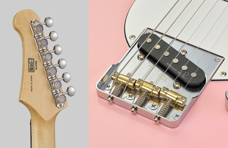 Close-up photo of the hardware of Pacifica SC Professional