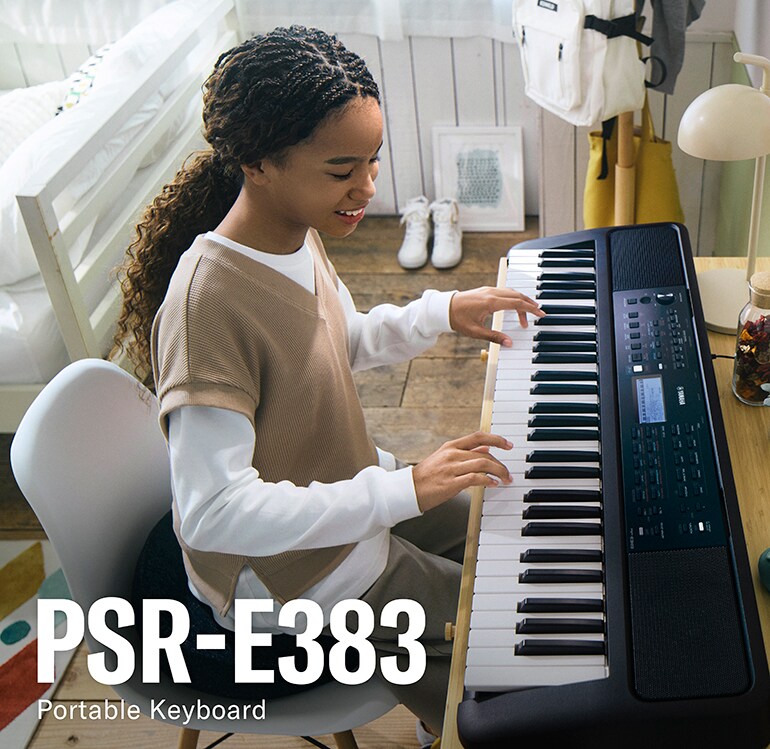 PSR-E383 - Overview - Portable Keyboards - Products - Keyboard
