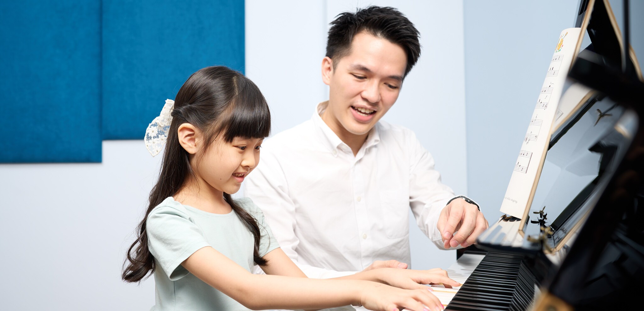 ピアノ個人レッスンの様子