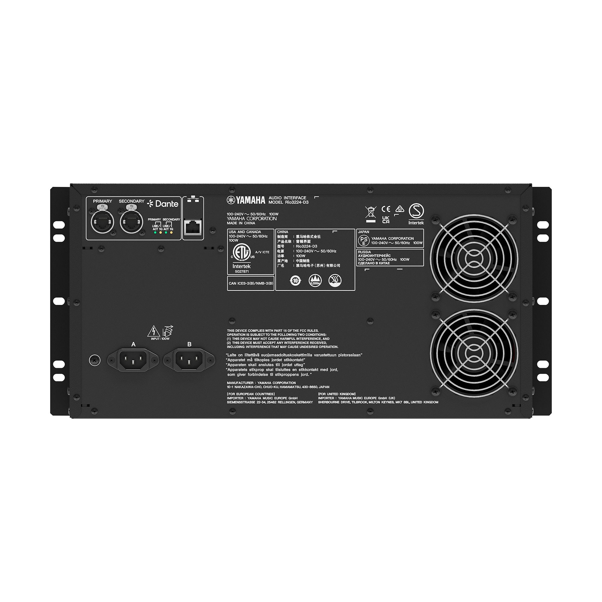 R Series (AD/DA): 3rd-generation - Overview - Interfaces R Series (AD/DA): 3rd-generation - Overview - Interfaces
