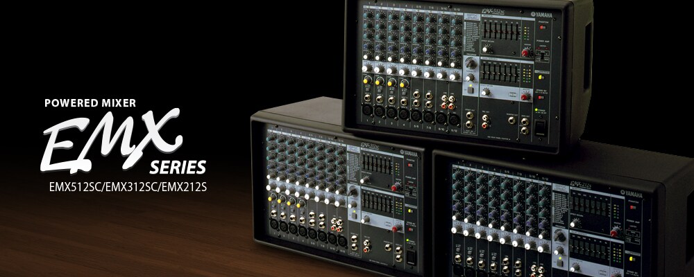 EMX (Box type) - Overview - Mixers - Products - Audio - Yamaha