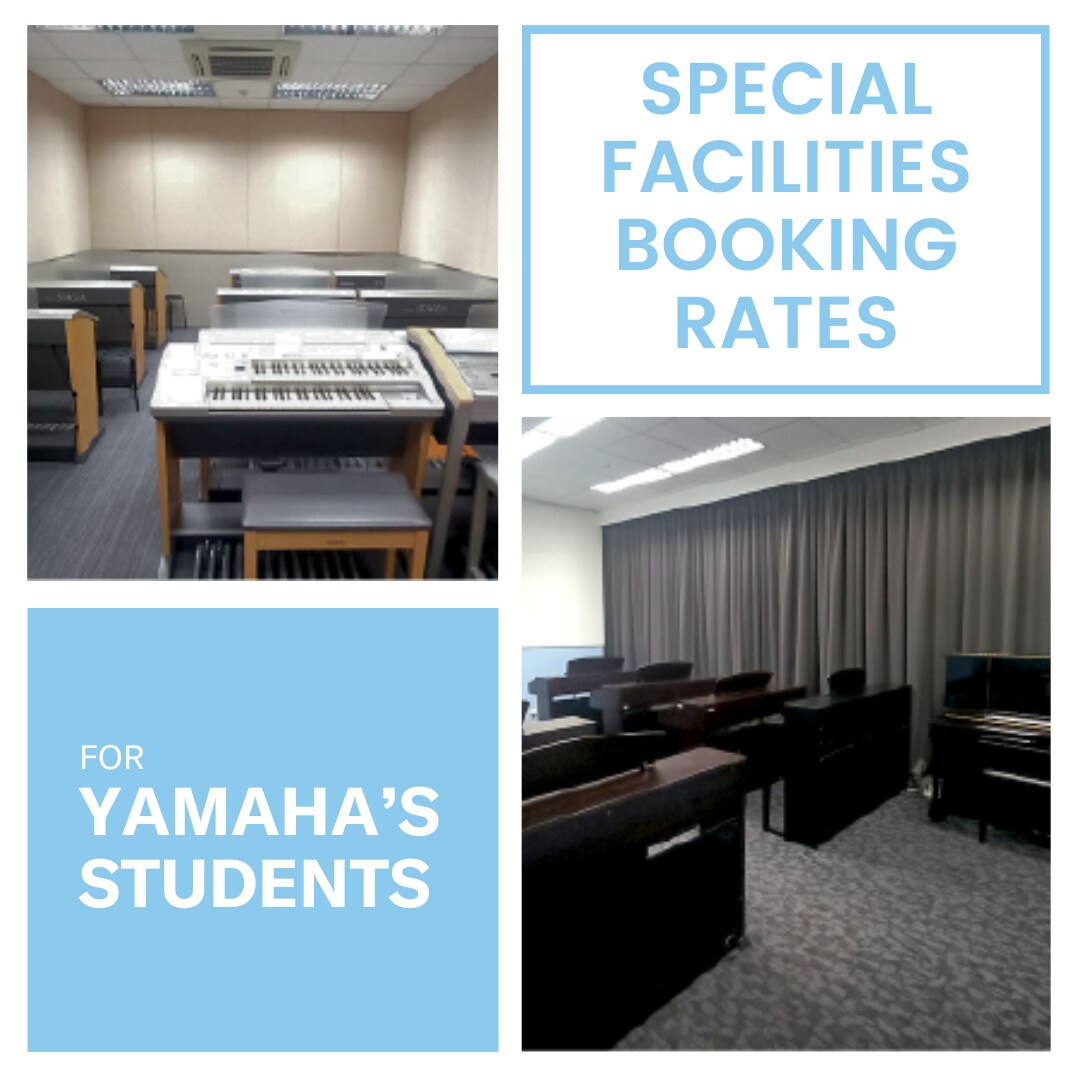 Special Facilities Booking Rate for Yamaha's Students