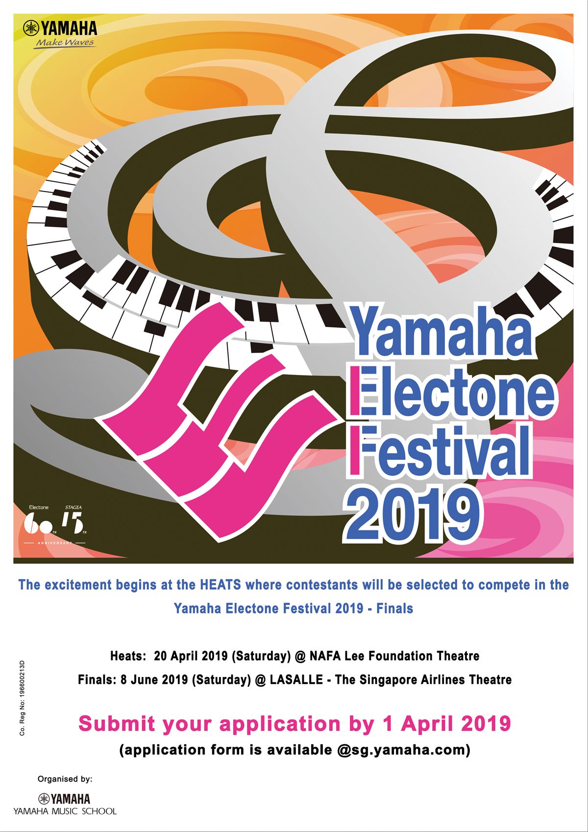 Yamaha Electone Festival 2019 now open for application - Yamaha - Singapore