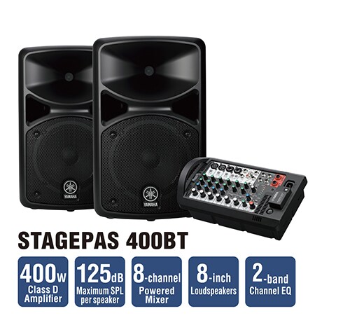 STAGEPAS 400BT/600BT - Band - Portable PA Systems - Products