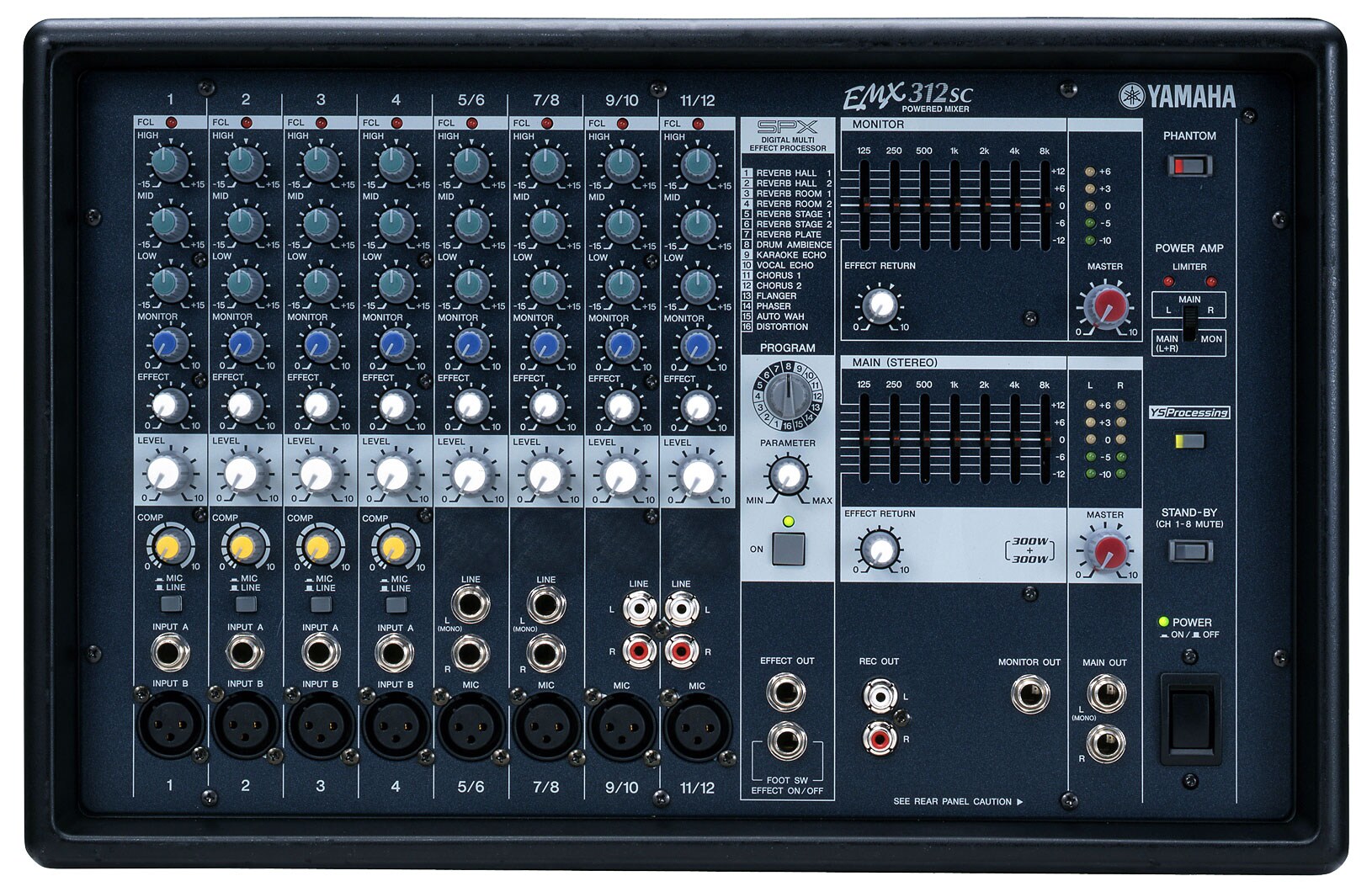 EMX (Box type) - Overview - Mixers - Products - Audio - Yamaha