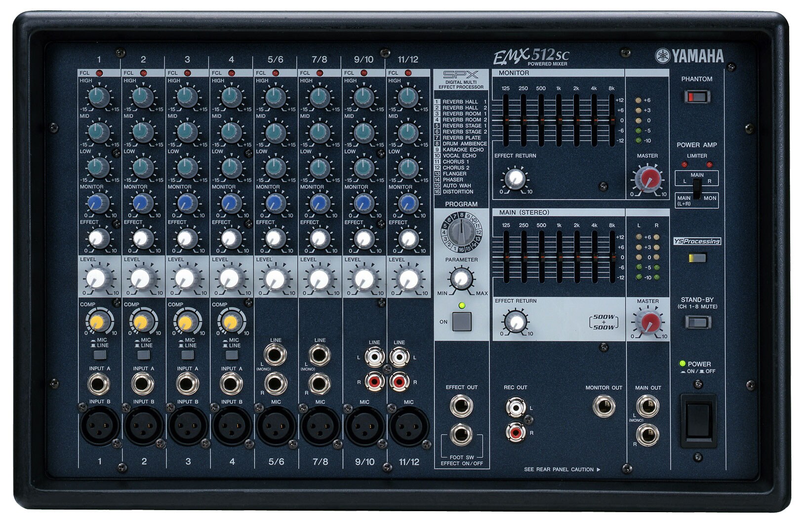 EMX (Box type) - Overview - Mixers - Products - Audio - Yamaha