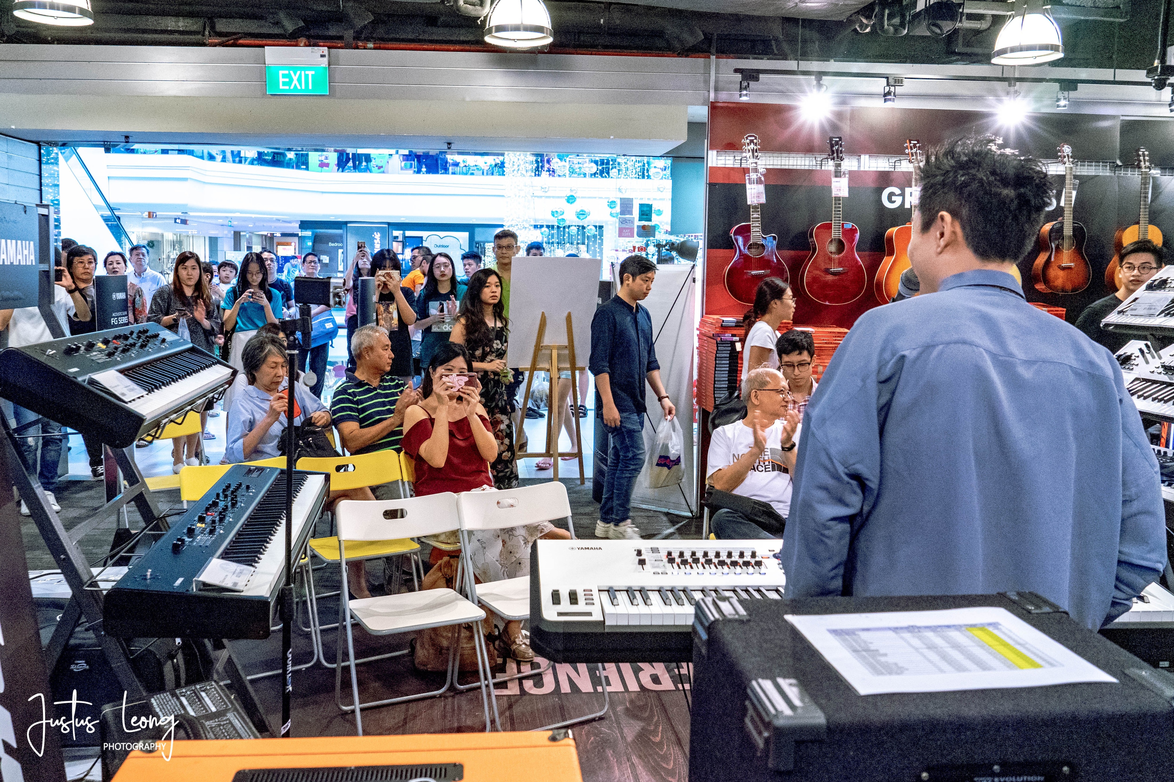 - In your opinion, what do you think are the important attributes for being a Singer/Keyboardist? How would you define a success as a musician in Singapore?