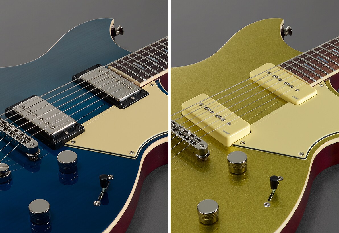 Revstar Professional offering a choice between humbuckers and P90-type single coils
