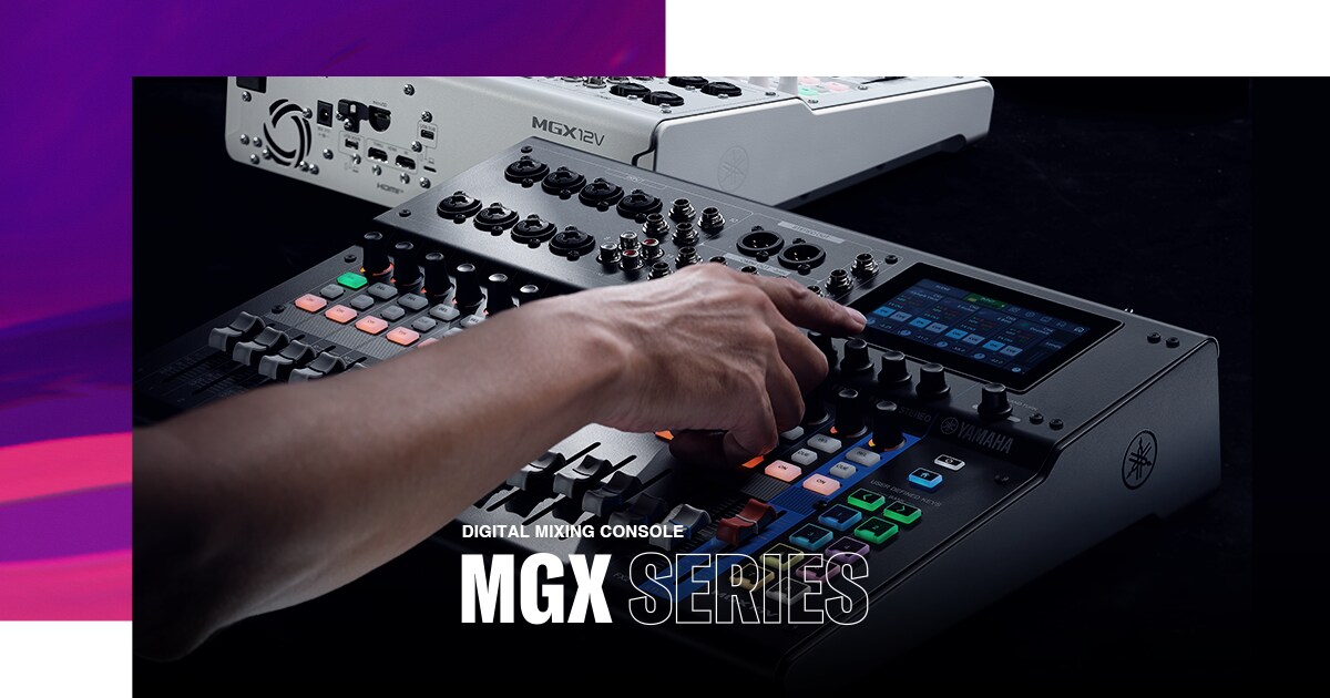 MGX Series - Overview - Mixers - Products - Portable PA - Yamaha
