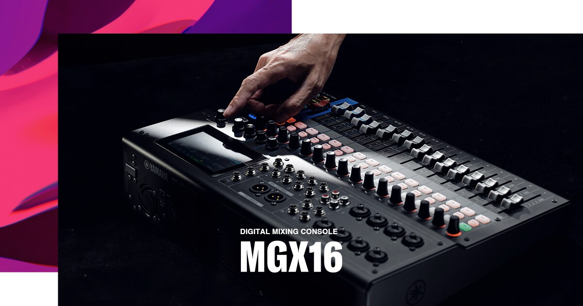 MGX16 - Overview - MGX Series - Mixers - Products - Portable PA