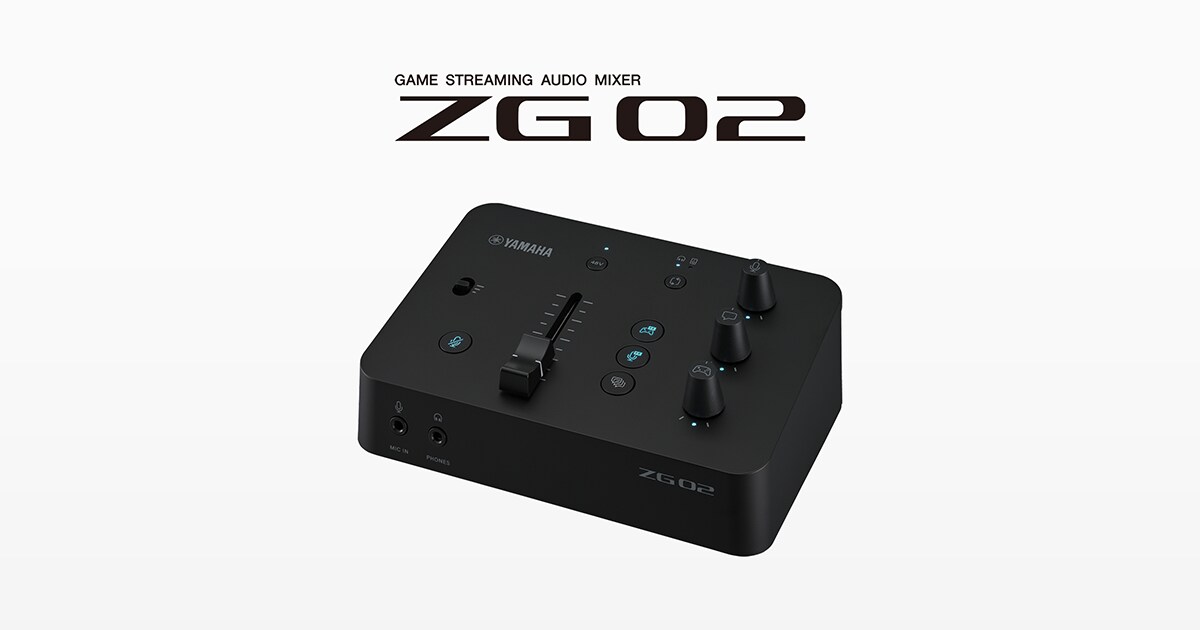 YAMAHA ZG02　新品・未開封品　ラスト一点 Amazon.co.jp: ヤマハ YAMAHA ゲーム/配信用オーディオミキサー