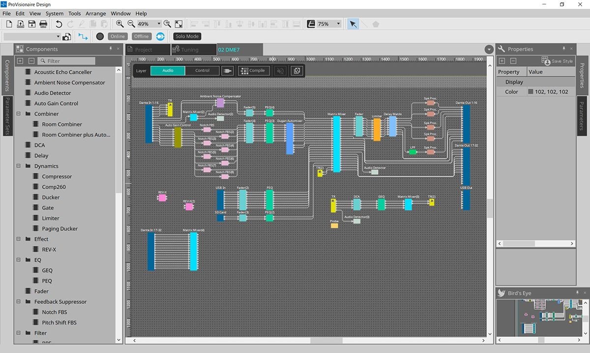 Yamaha ProVisionaire Design: Integrated design software for variety of Yamaha audio equipment