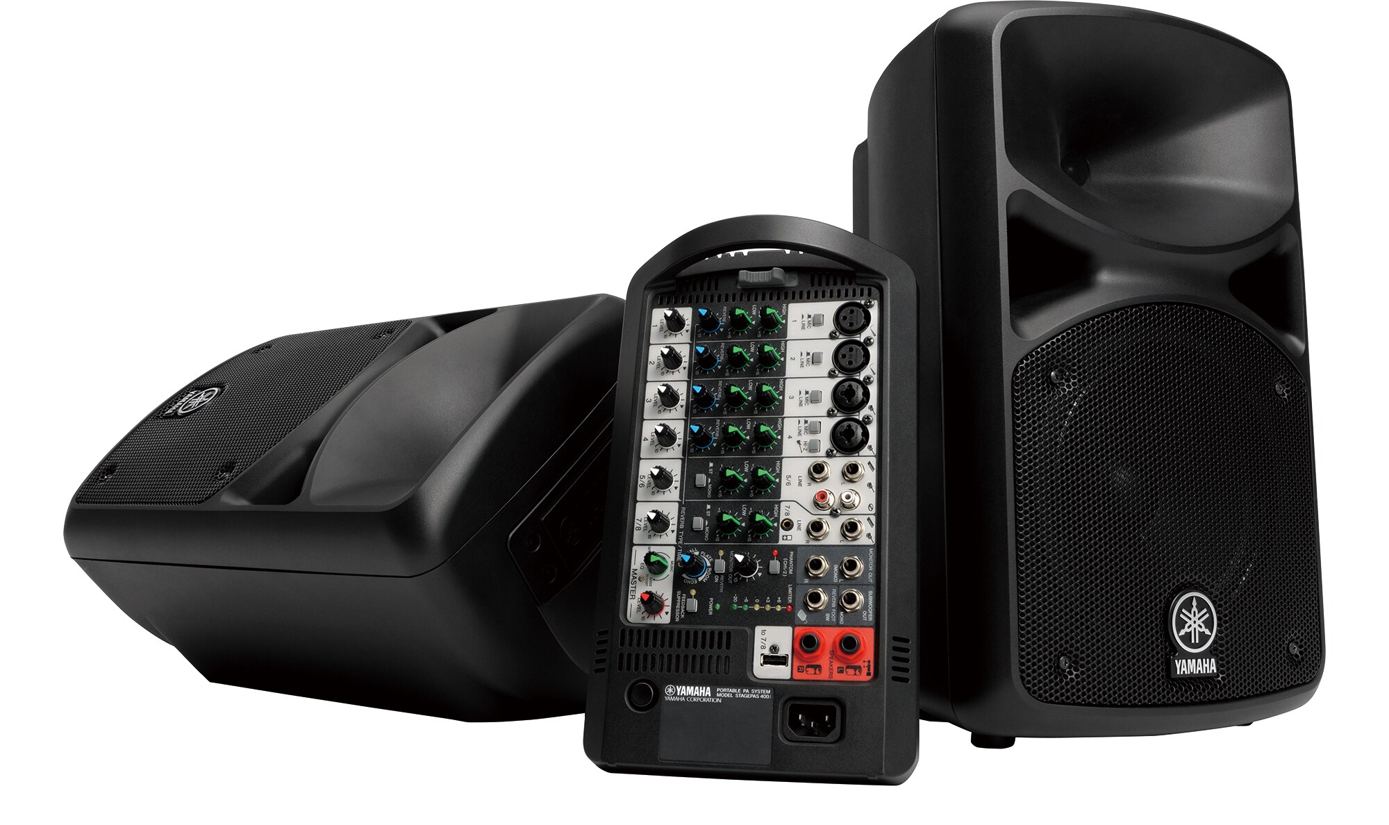 Yamaha　STAGEPAS 400i パワードミキサー STAGEPAS 400i/600i - Overview - Portable PA Systems - Products