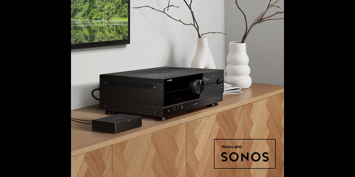 Yamaha Enhances AVENTAGE AV Receivers, Adding Works with Sonos
